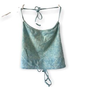 3/$15 Aerie tie dye halter crop top